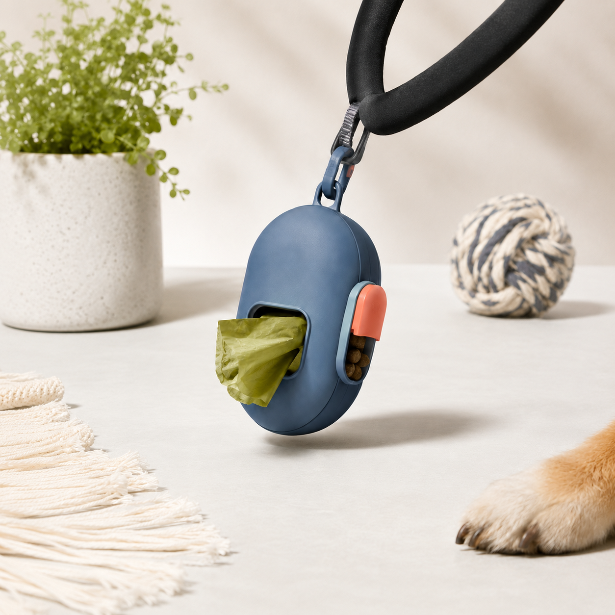 2-in-1 Dog Treat & Poop Bag Dispenser