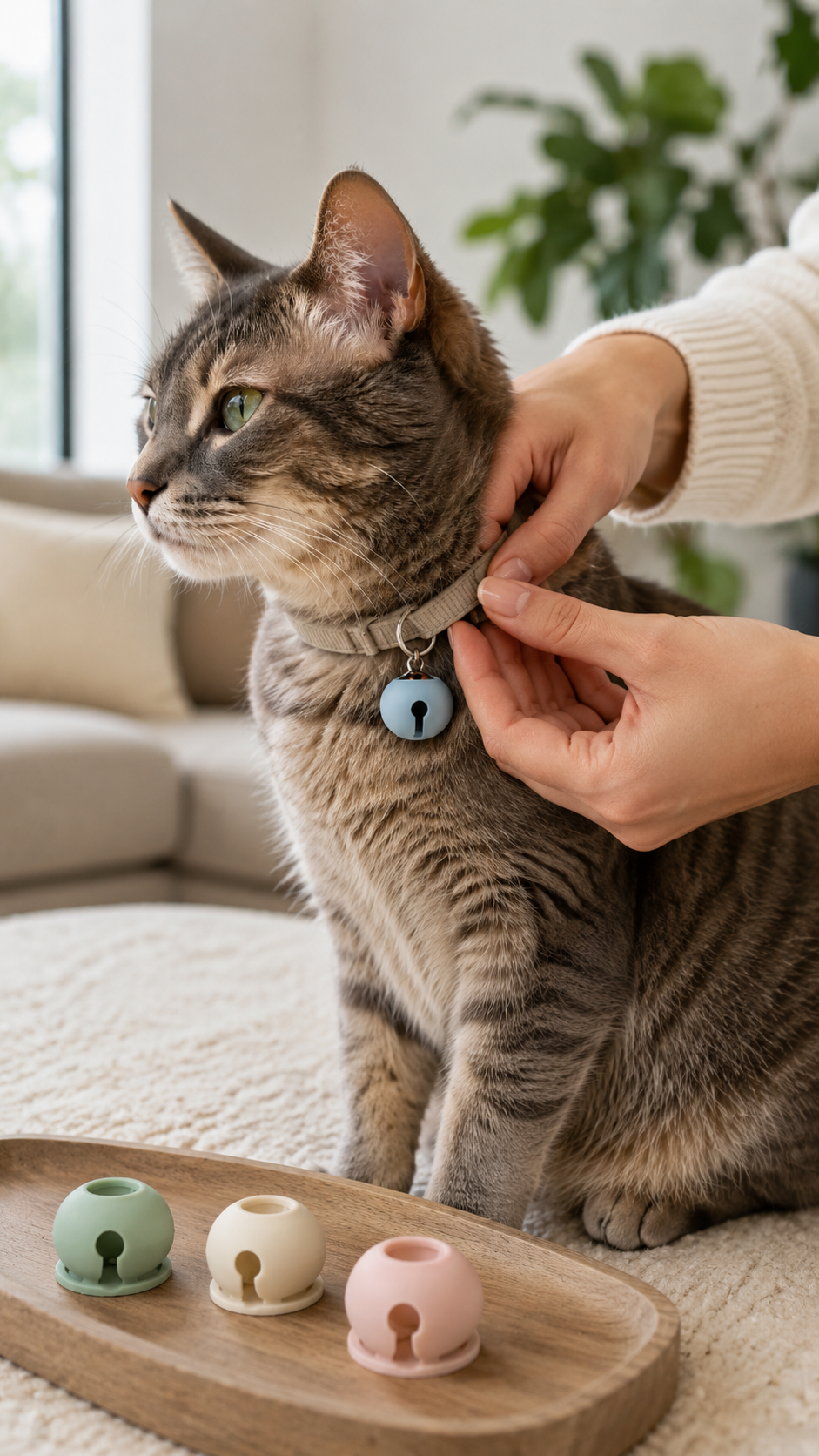 Soft Silicone Cat Bell Cover