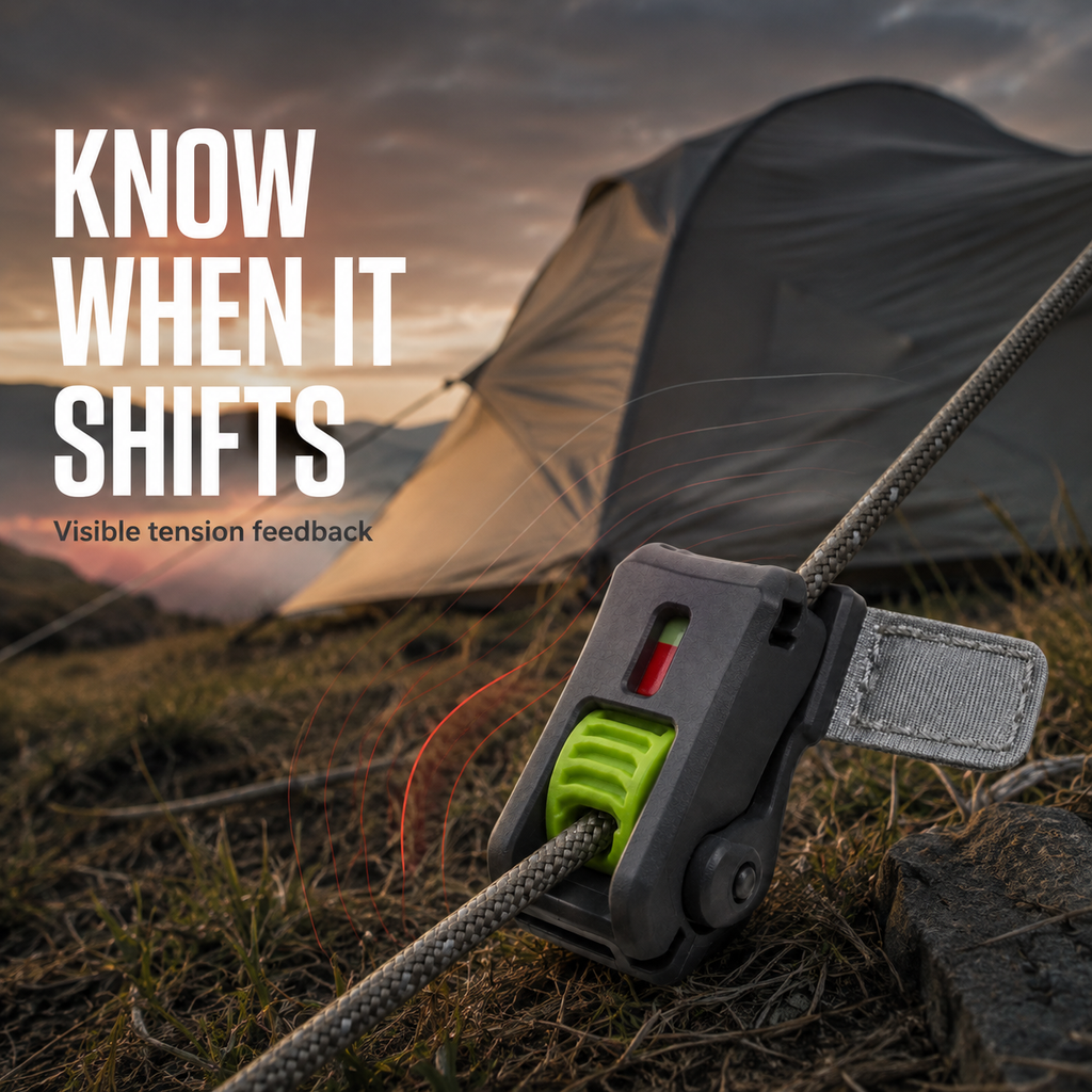 Tent Guyline Tensioner