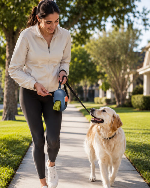 2-in-1 Dog Treat & Poop Bag Dispenser