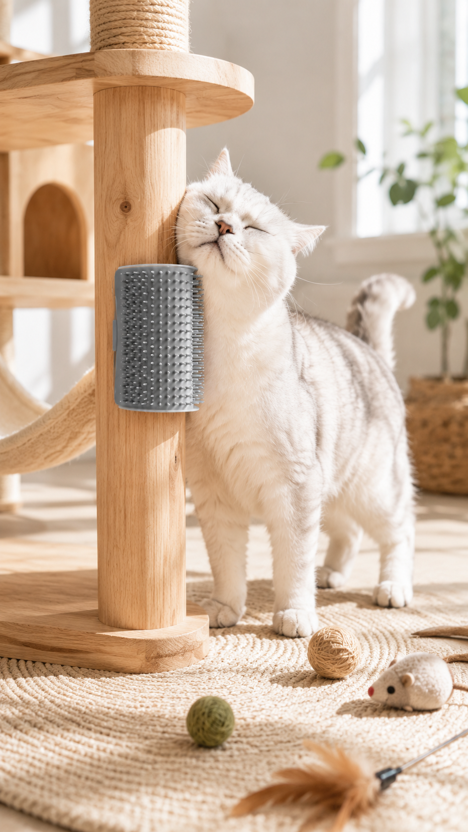 Cat Self-Grooming Brush Pad