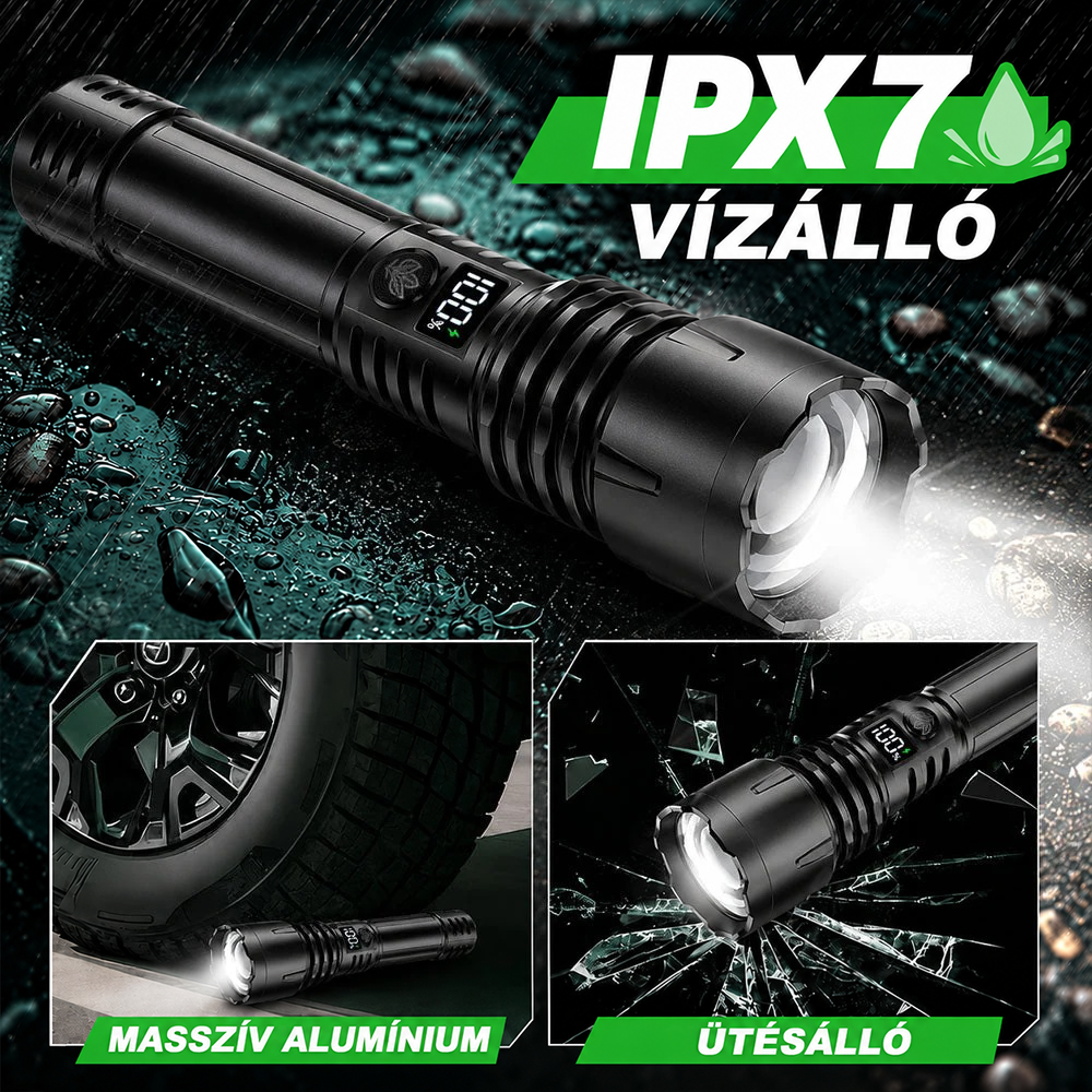 BVJ® Super Bright Ultimate Tactical Survival Flashlight · 2M+ SOLD · 80X Brighter ·120H Runtime · Military COB LED Tech