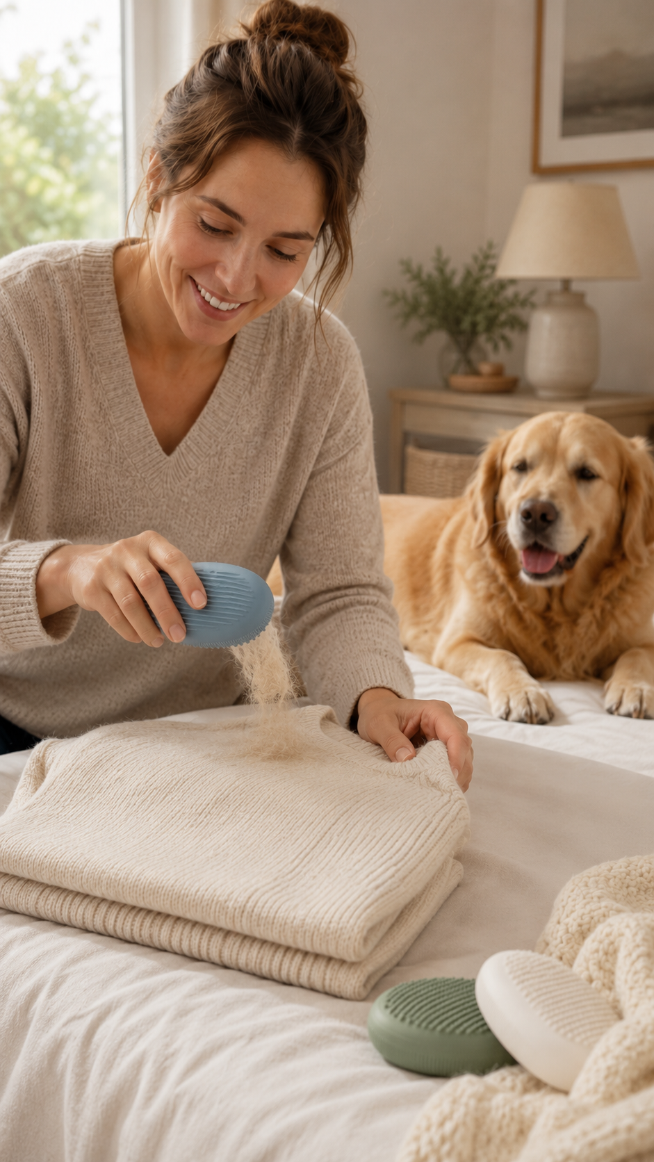 Reusable Pet Hair Remover Brush