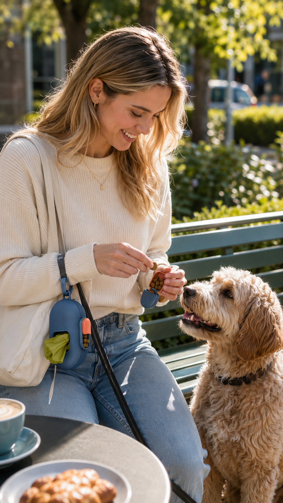 2-in-1 Dog Treat & Poop Bag Dispenser