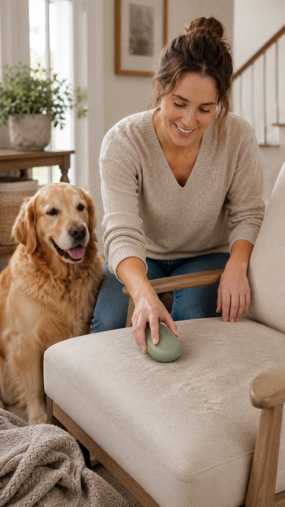 Reusable Pet Hair Remover Brush