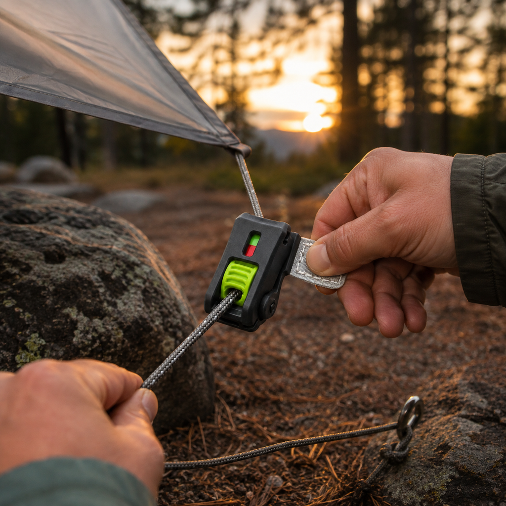 Tent Guyline Tensioner