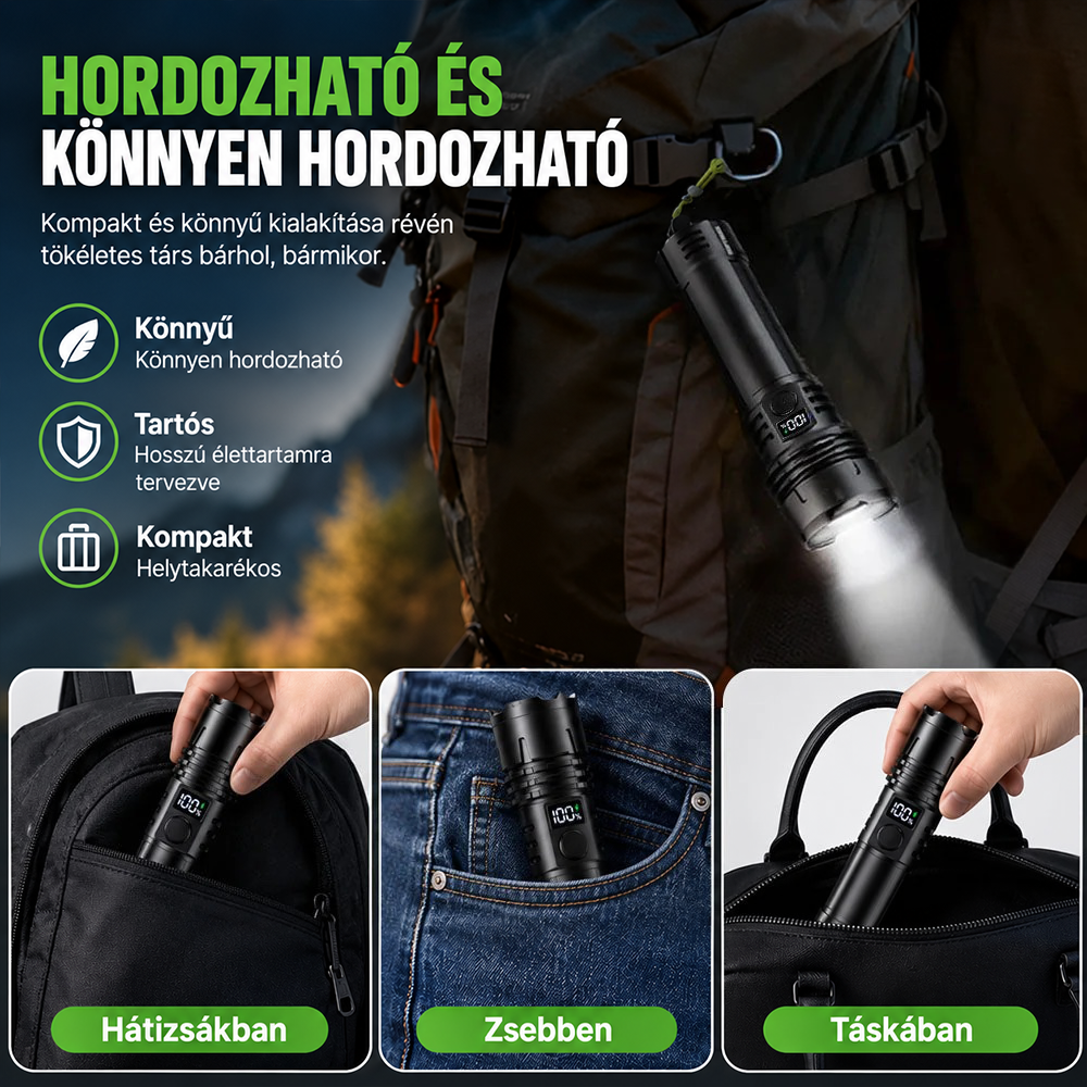 BVJ® Super Bright Ultimate Tactical Survival Flashlight · 2M+ SOLD · 80X Brighter ·120H Runtime · Military COB LED Tech